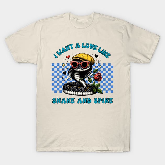 Epic Reptilian Romance: Love Like No Other T-Shirt by zsay